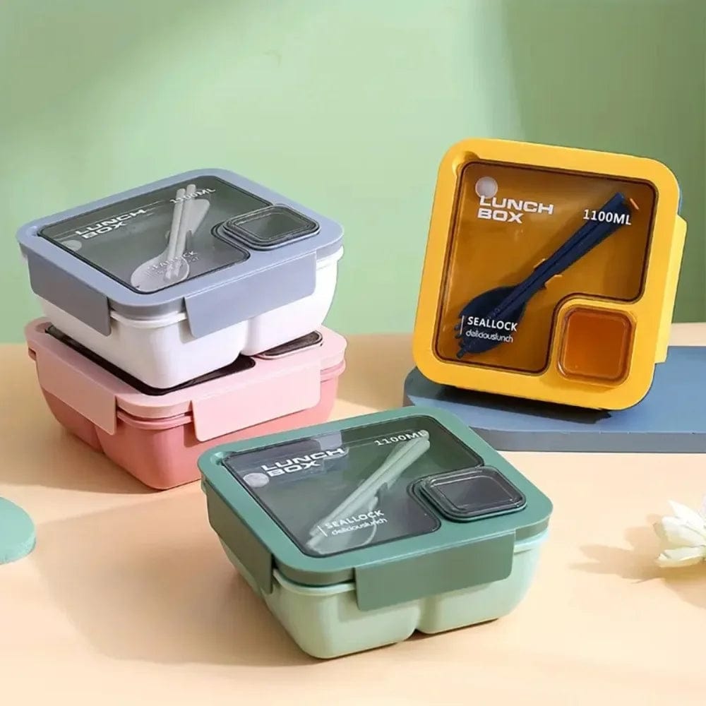 Bento Lunch Box Bleu/Jaune