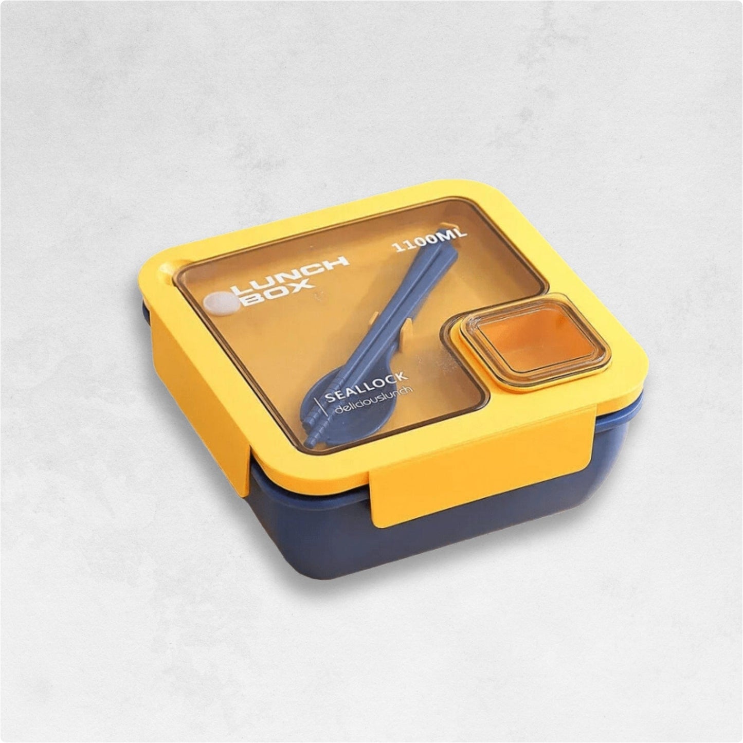 Bento Lunch Box Bleu/Jaune