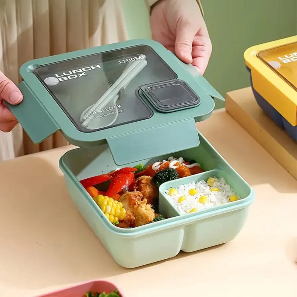 Bento Lunch Box Grise/Blanche