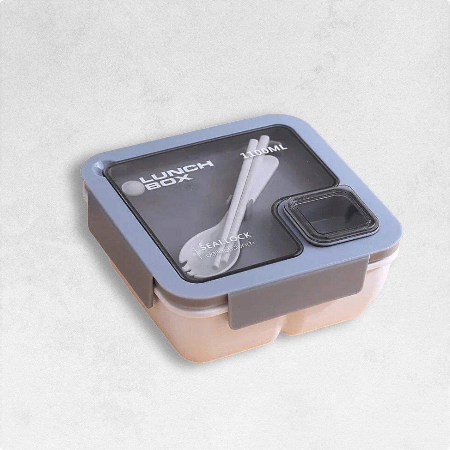 Bento Lunch Box Grise/Blanche