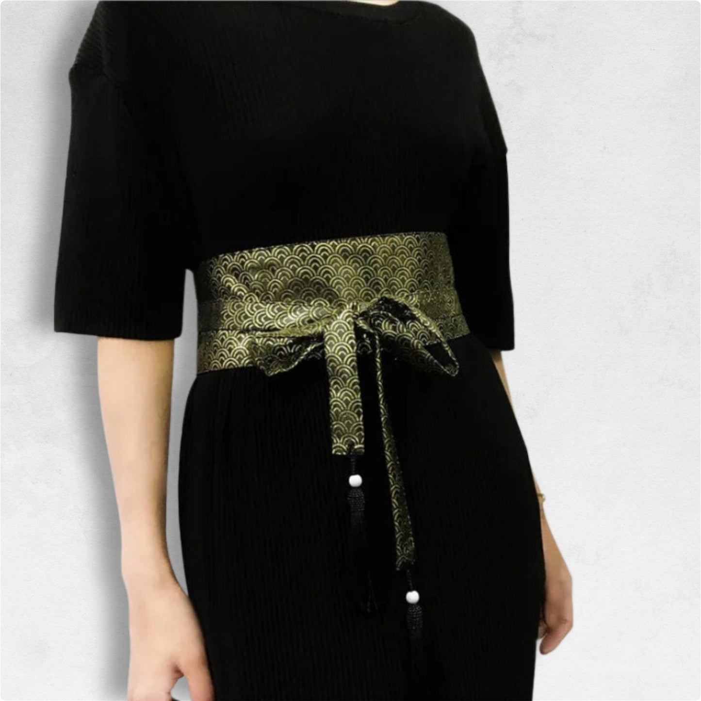 Ceinture Obi Or