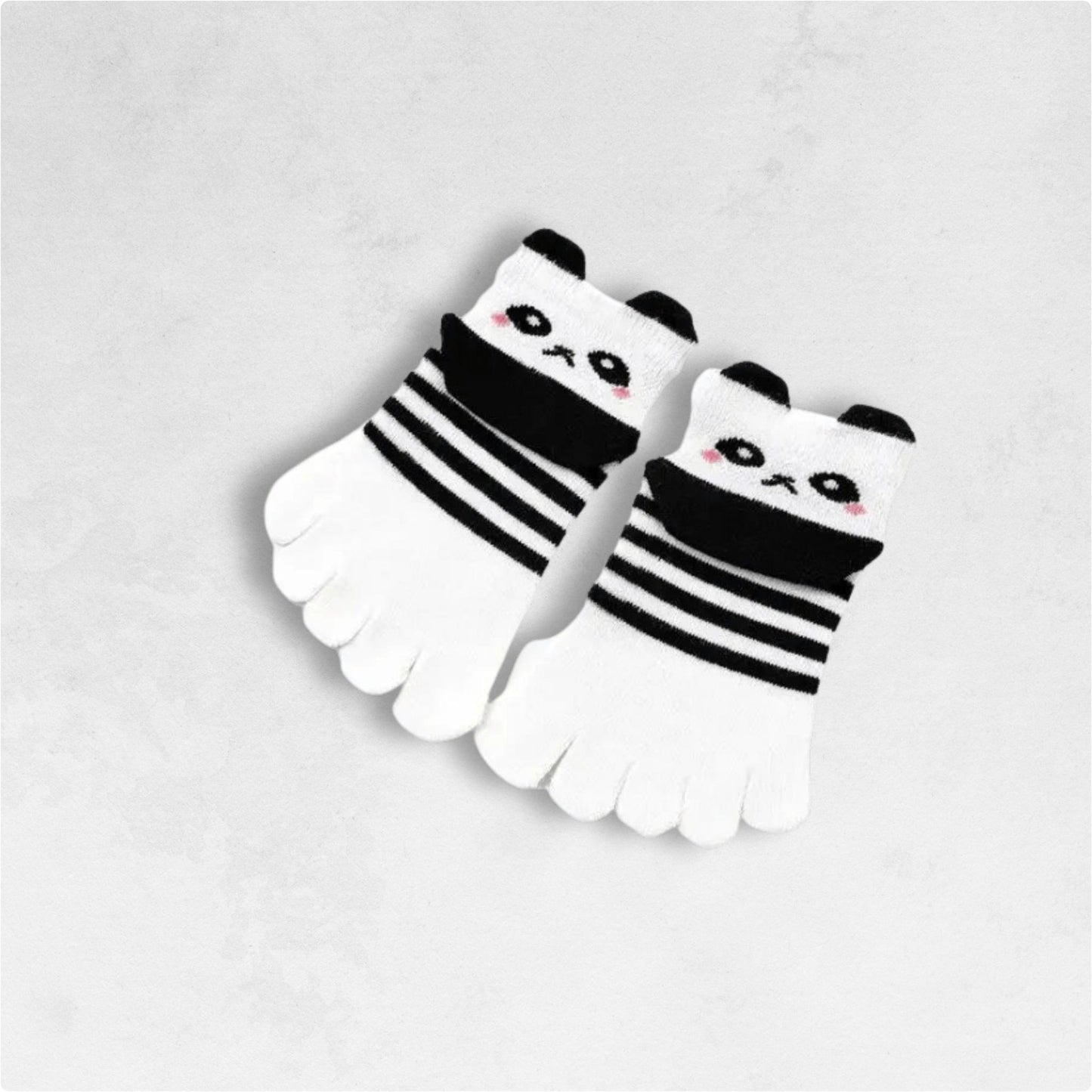 Chaussette Panda Blanche