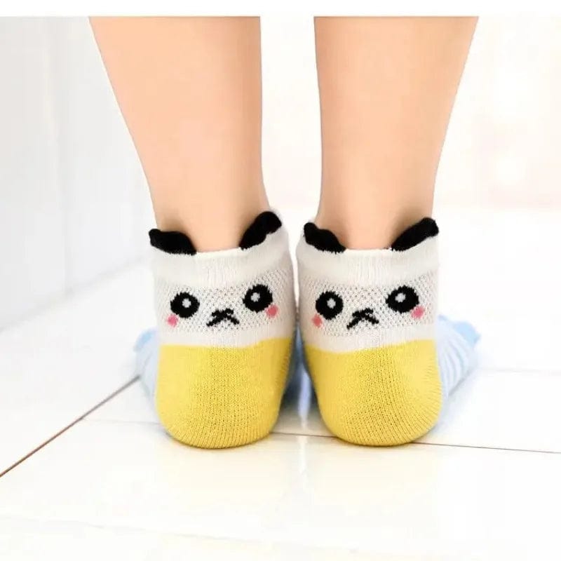 Chaussette Panda Bleu