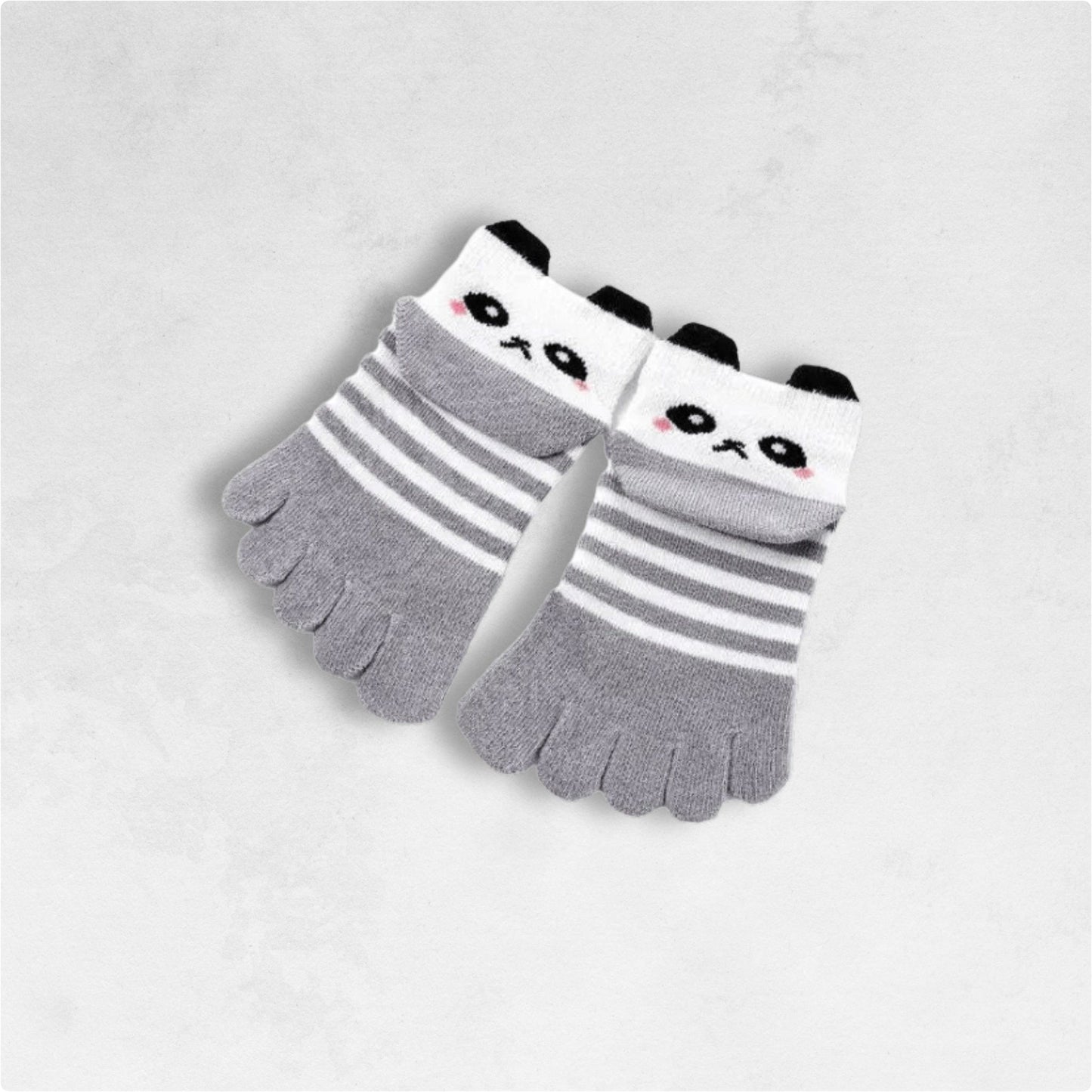 Chaussette Panda Grise