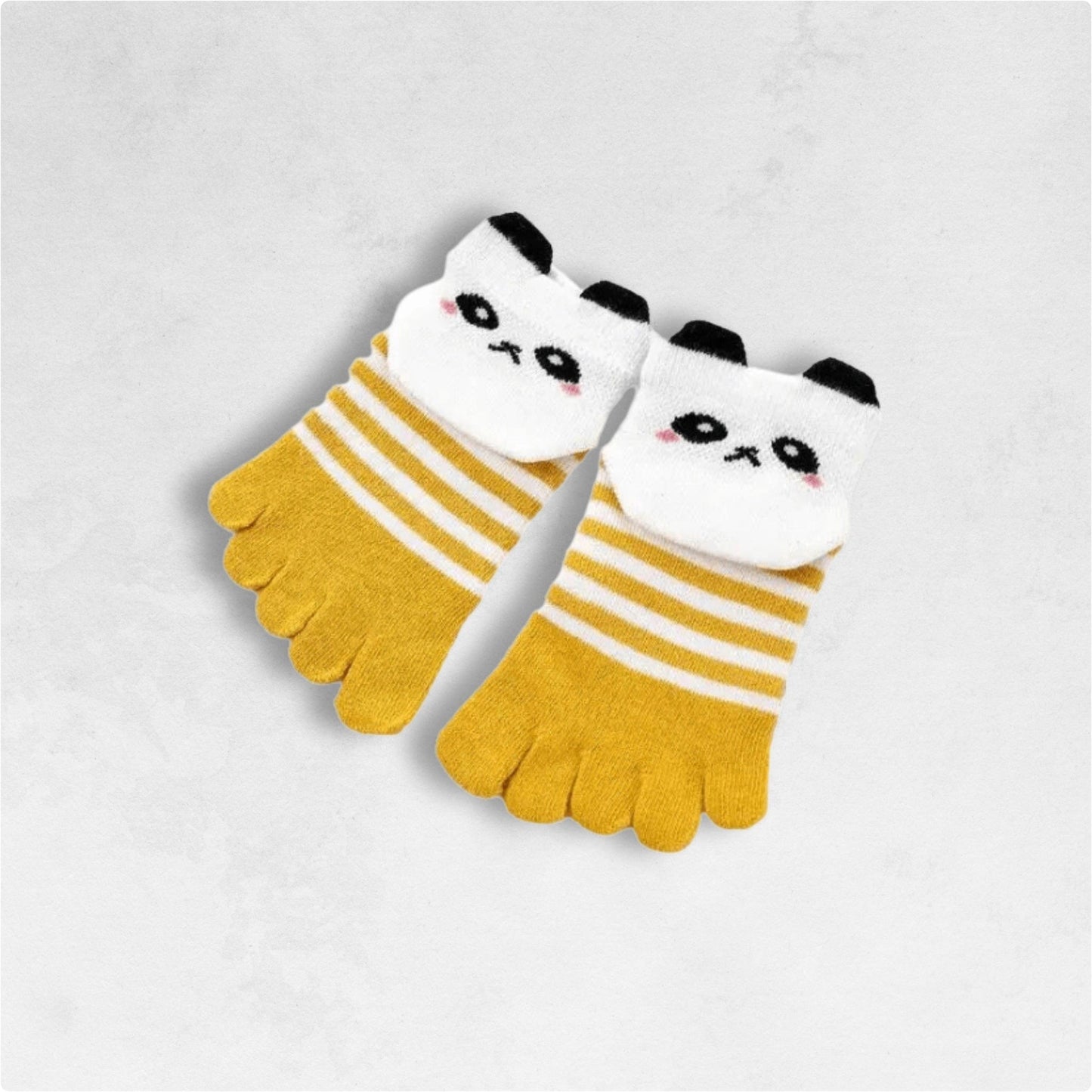 Chaussette Panda Orange