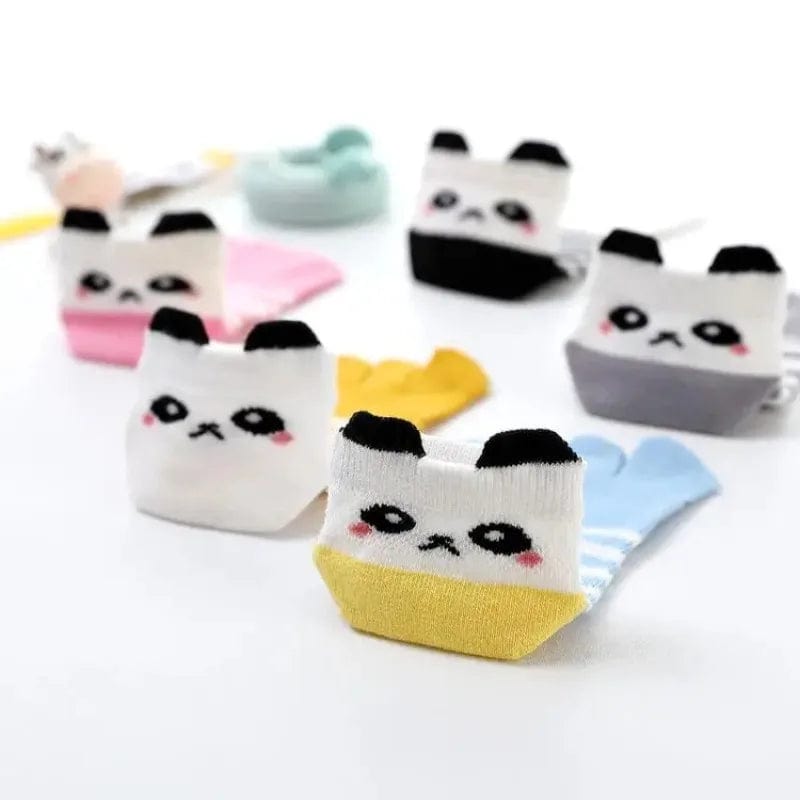 Chaussette Panda Rose