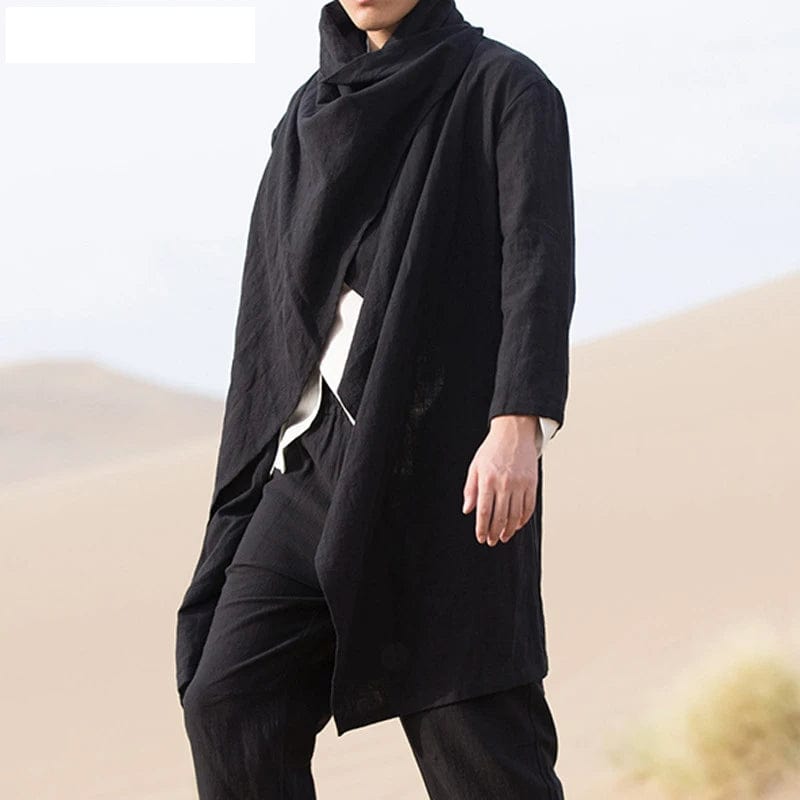 Haori Long Noir