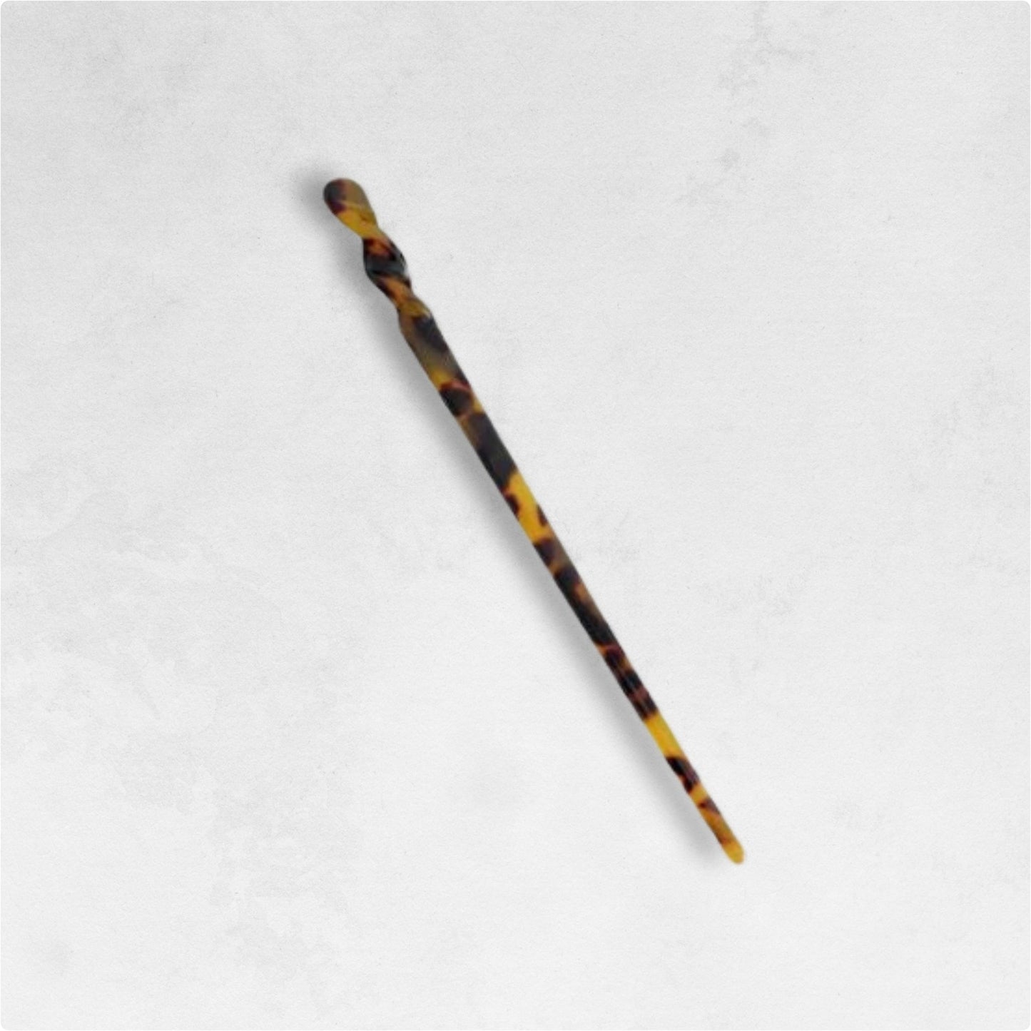 Kanzashi En Acétate Noir Jaune