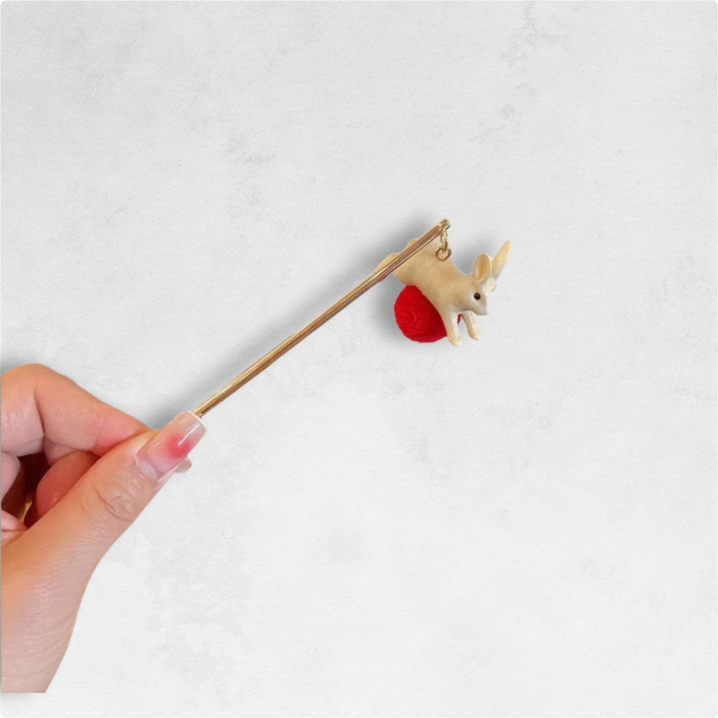 Kanzashi En Métal Petit Lapin