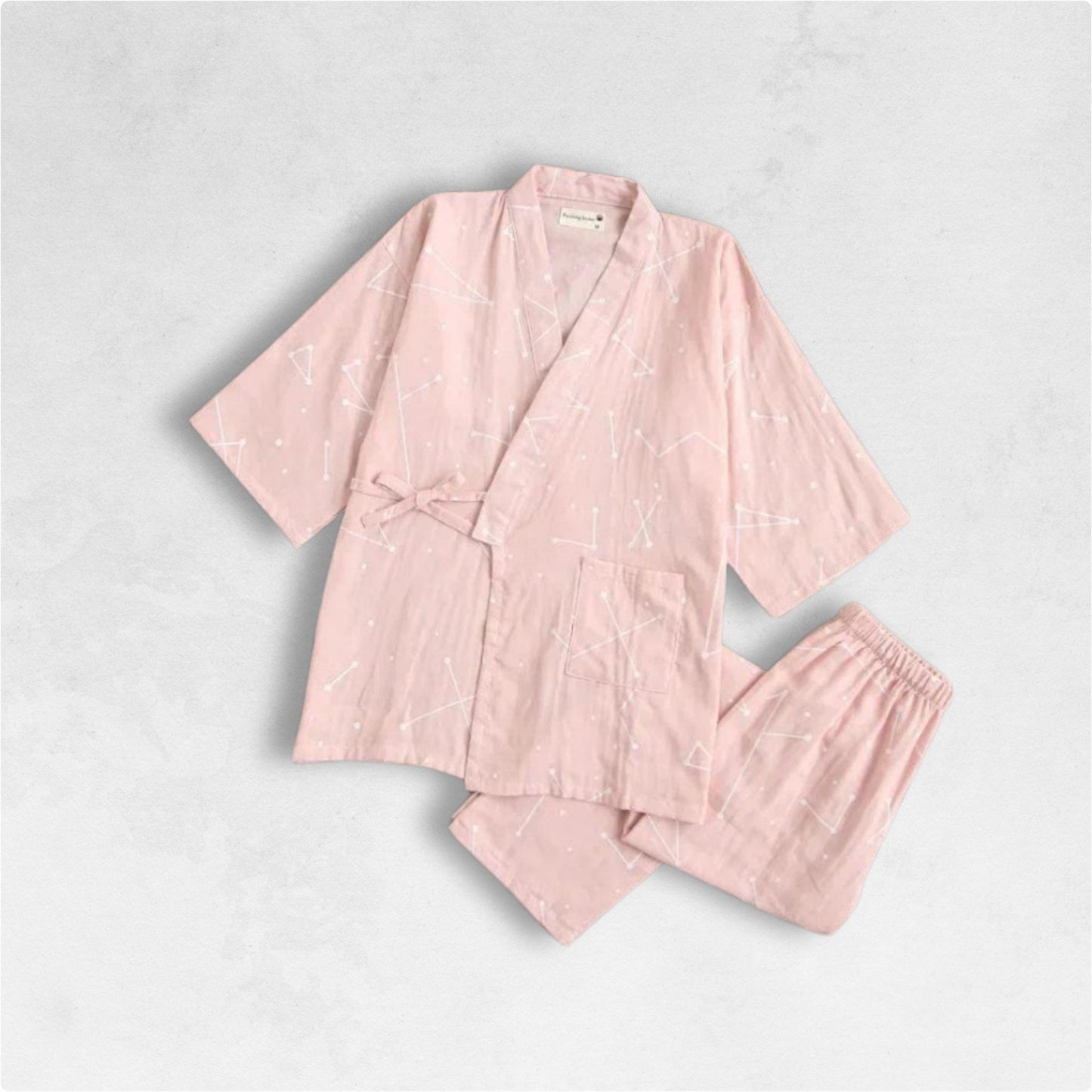 Kimono Pyjama Rose Étoilé