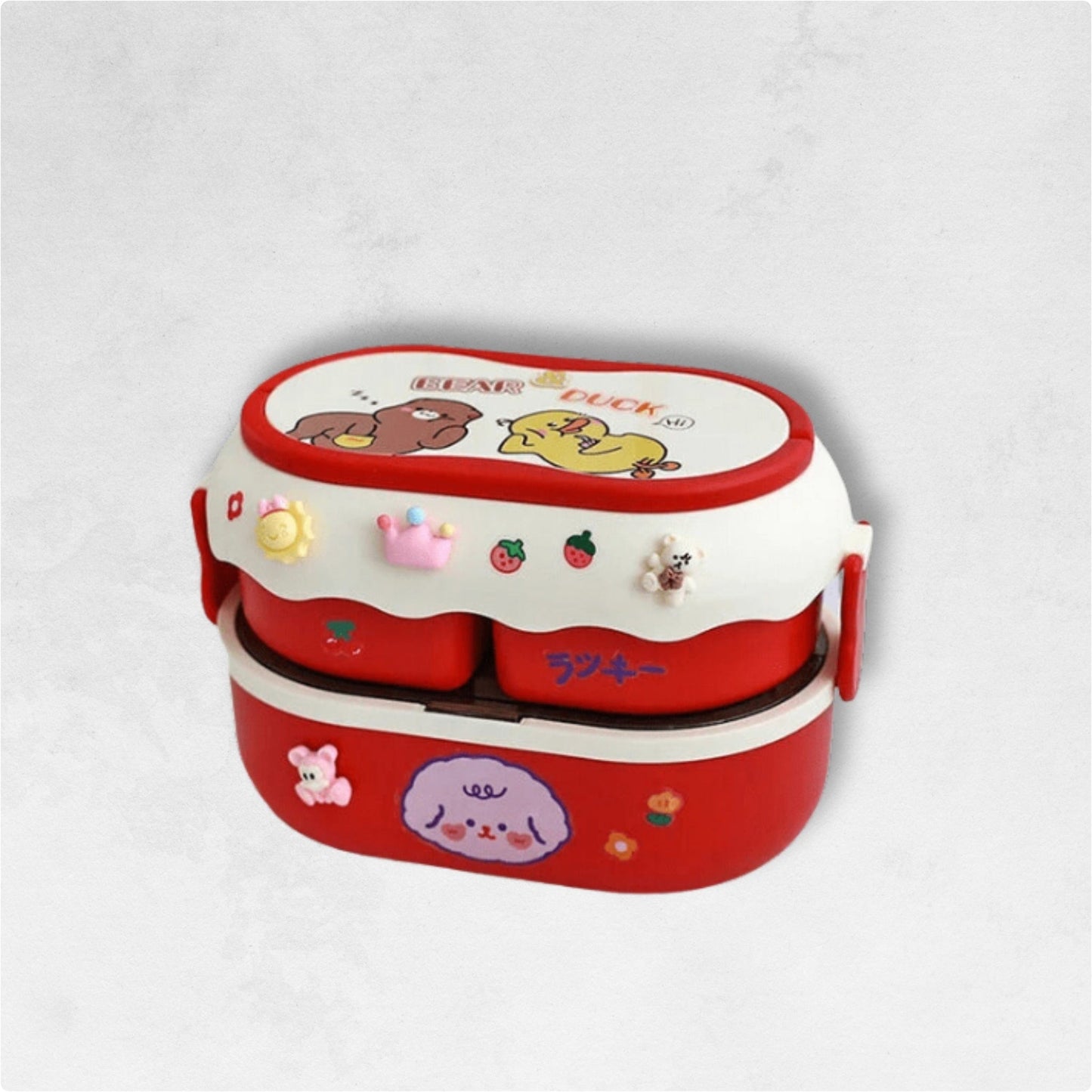 Lunch Box Compartimentée Rouge