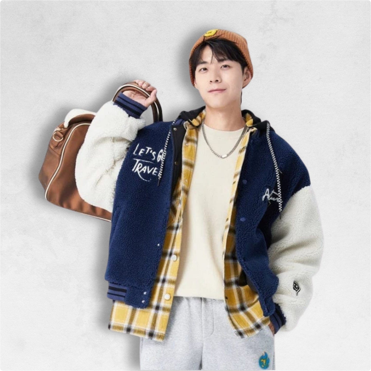 Manteau Japonais Bleu Marine