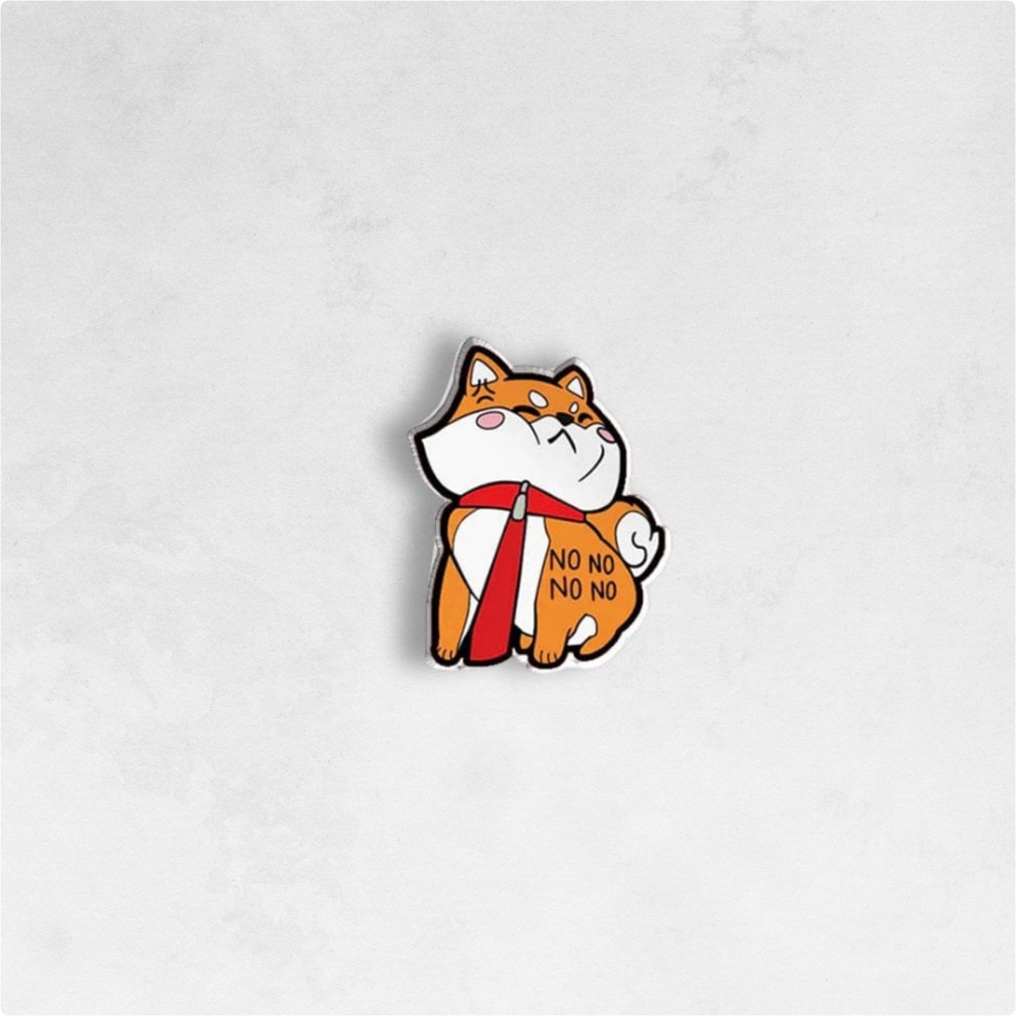 Pin Shiba Cravate