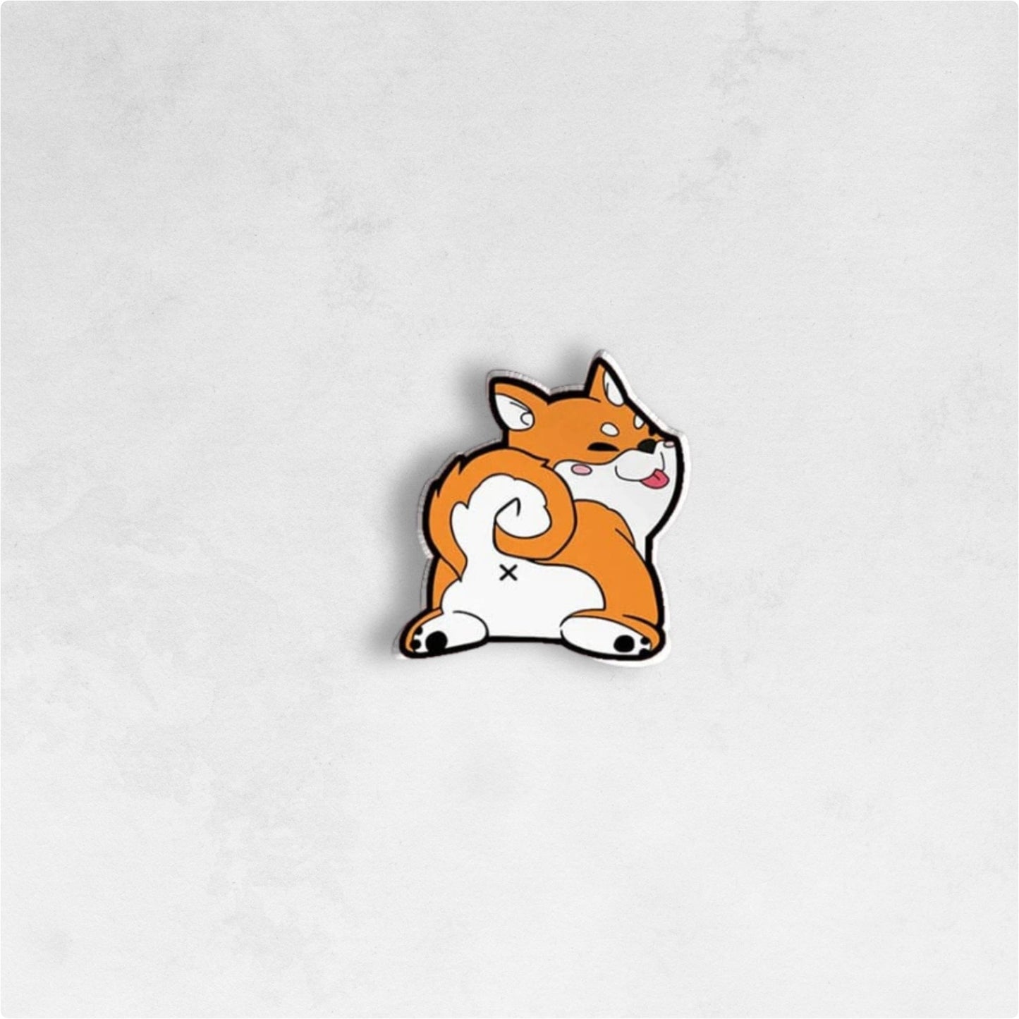 Pin Shiba Moqueur
