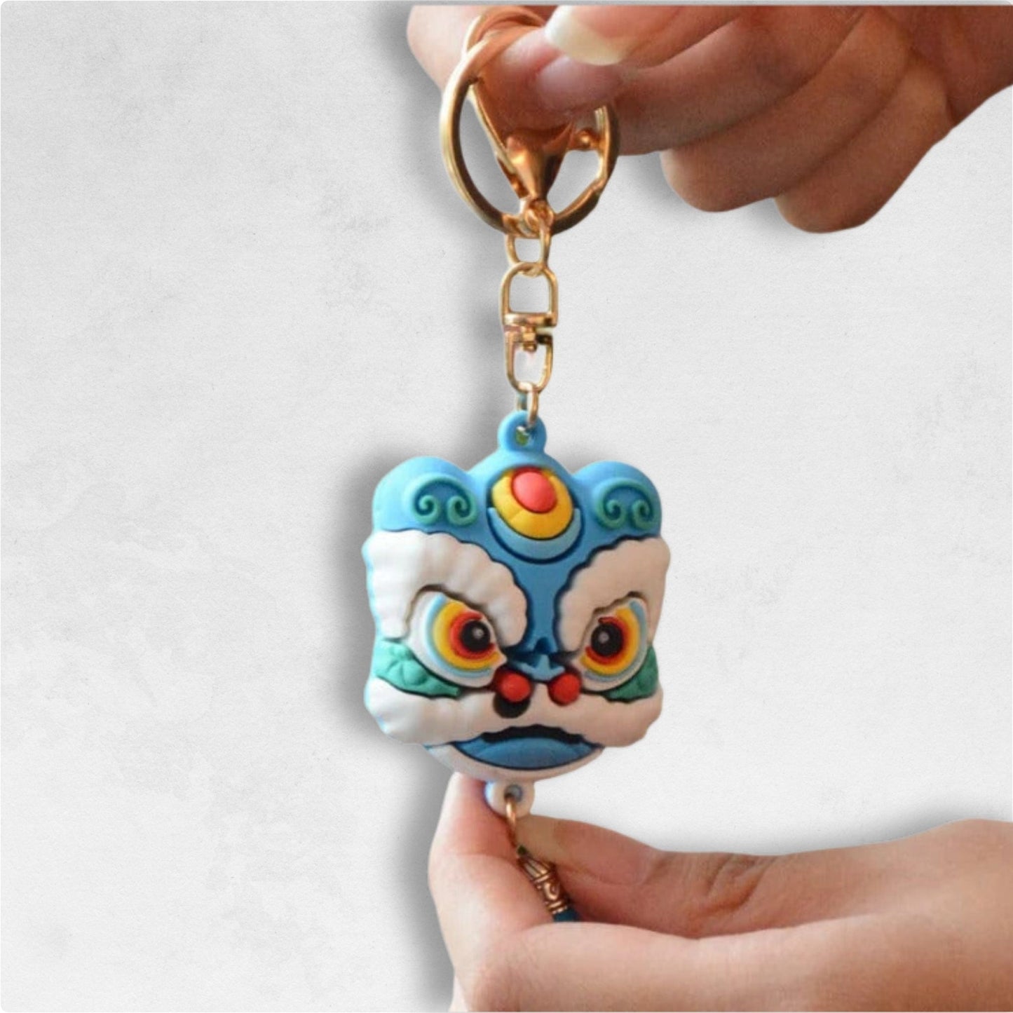 Porte Cle Dragon Bleu