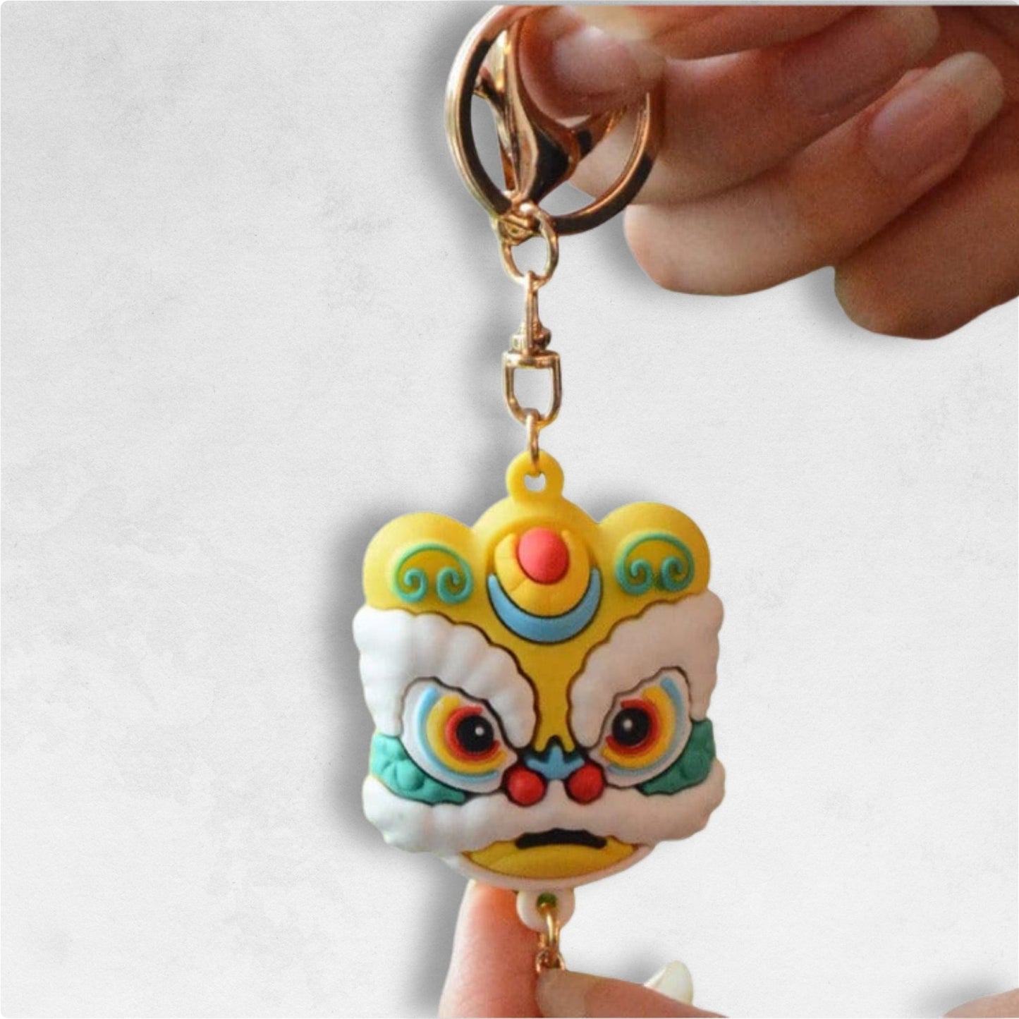 Porte Cle Dragon Jaune