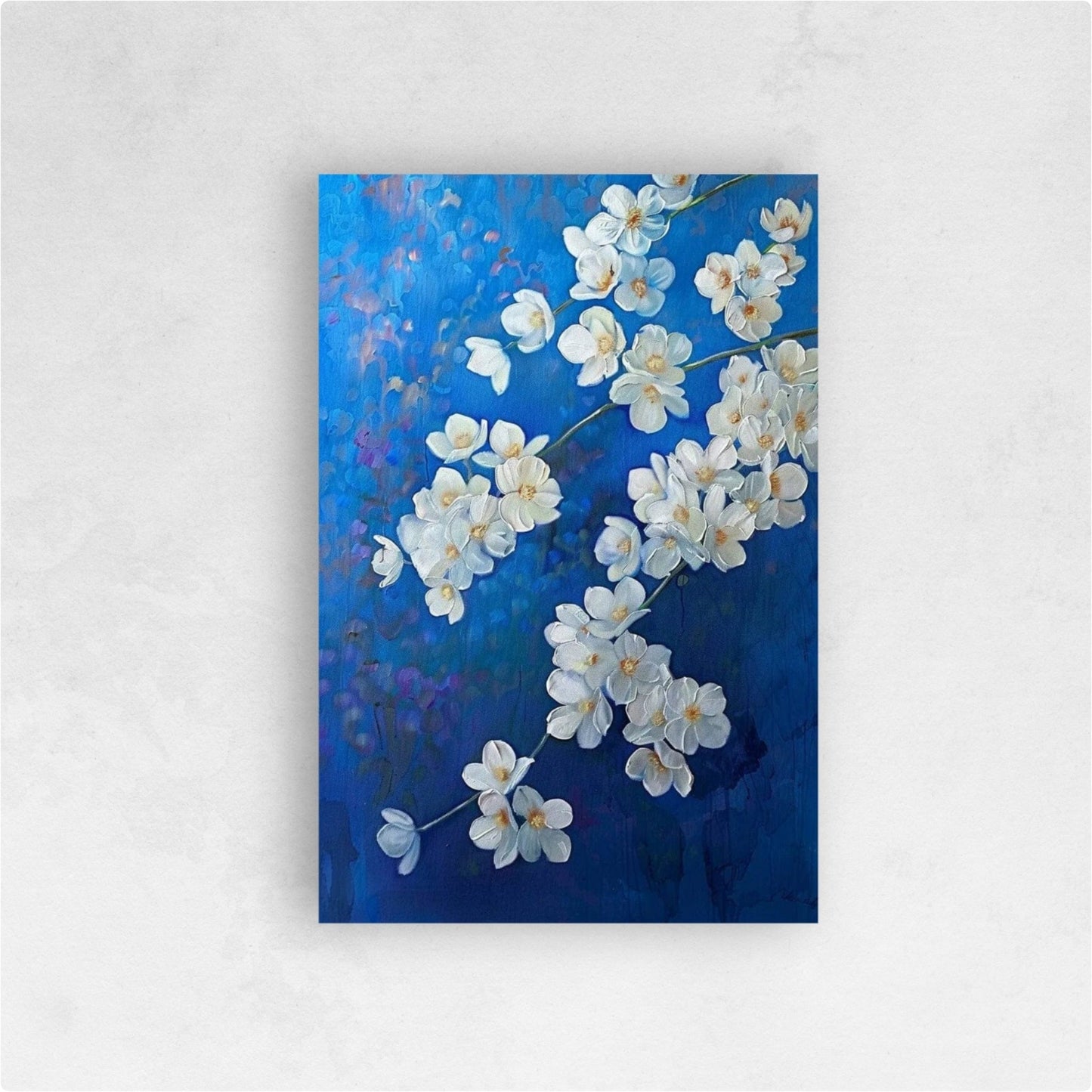 Tableau Japonais Bleu