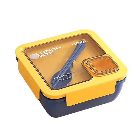 Bento Lunch Box Bleu/Jaune