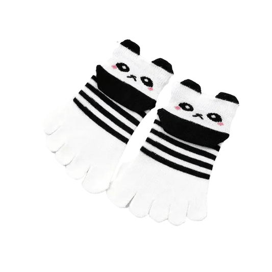 Chaussette Panda Blanche