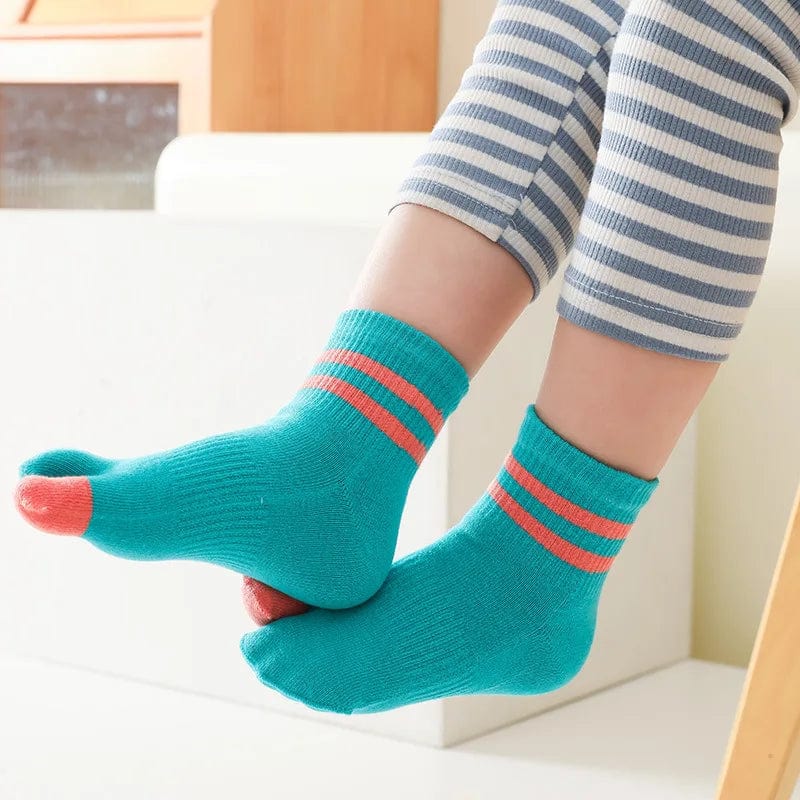 Chaussettes Tabi Enfant Bleu