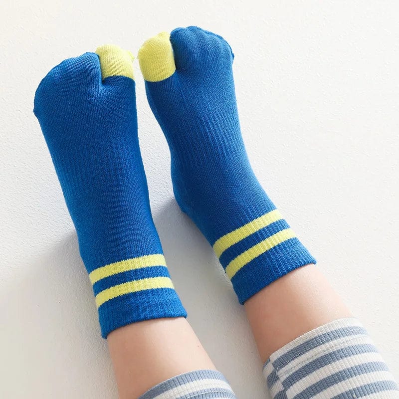 Chaussettes Tabi Enfant Bleu Royal