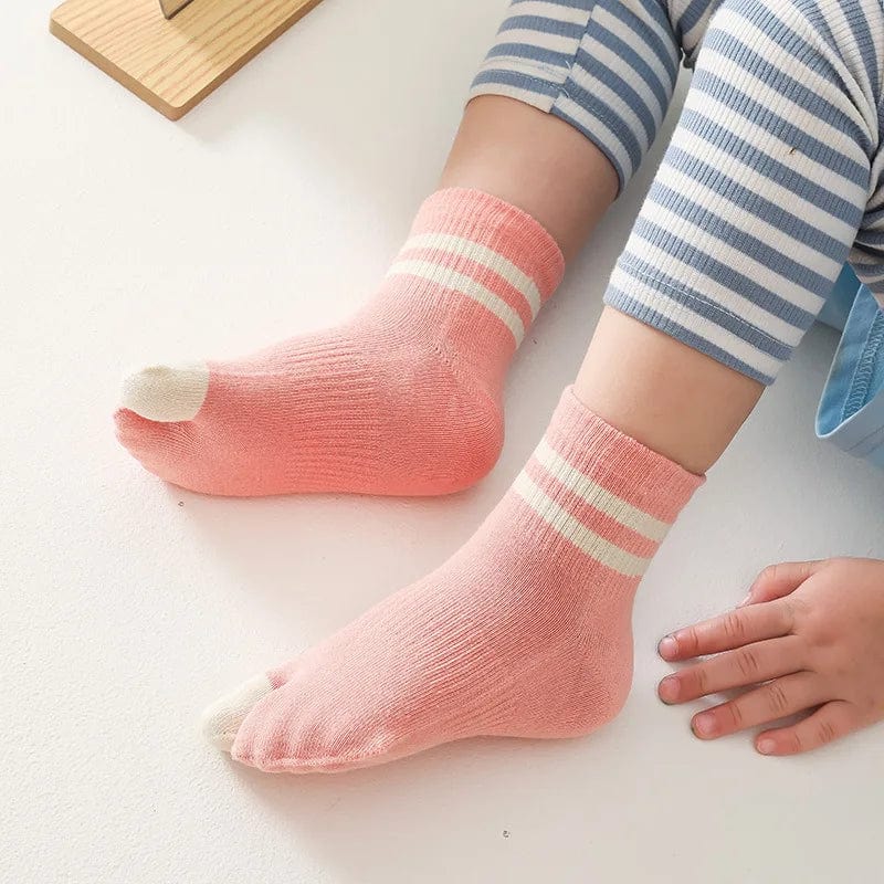 Chaussettes Tabi Enfant Rose