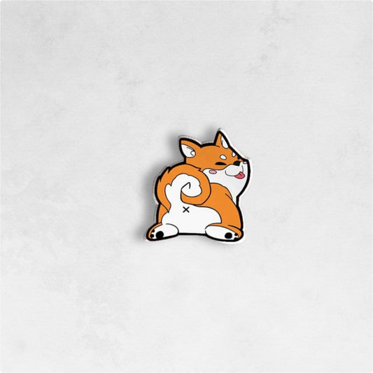 Pin Shiba Moqueur