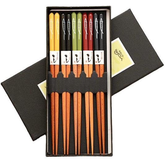 Set de 5 Baguette Japonaise De Couleurs