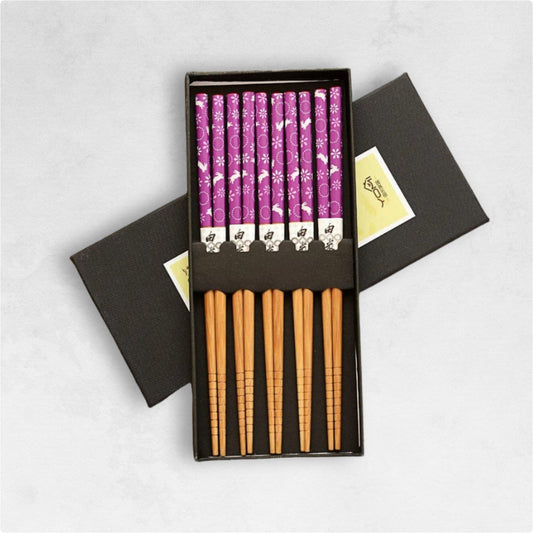 Set de 5 Baguette Japonaise Magenta